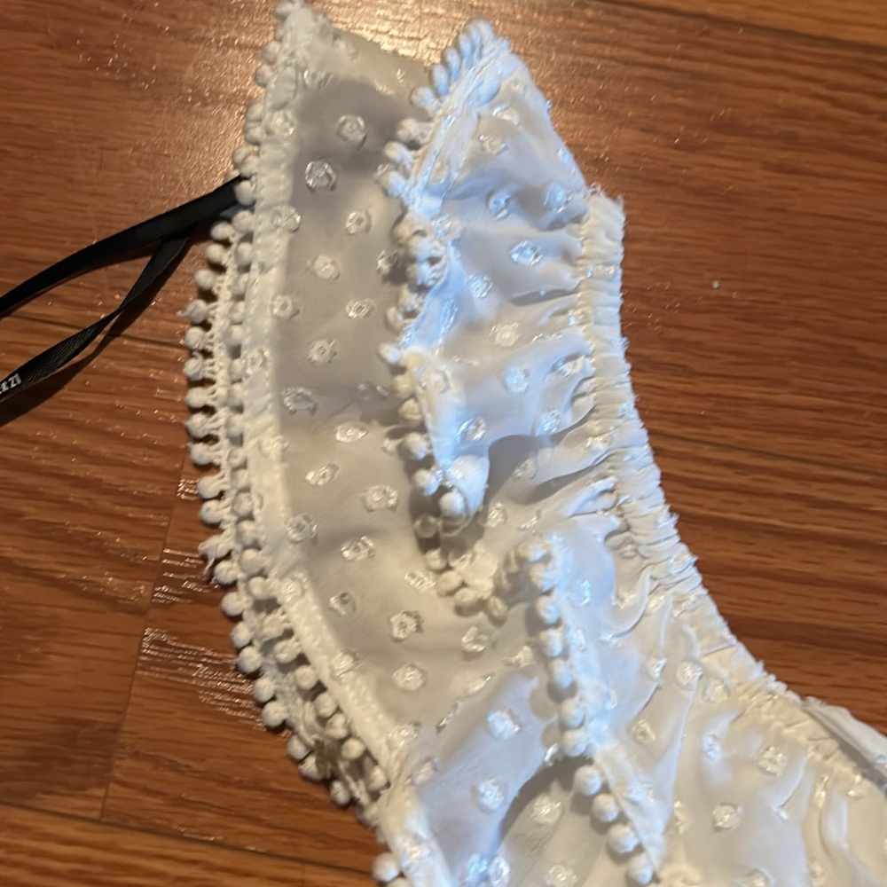 Forever 21 flutter sleeve off the shoulder crop M - Picture 4 of 6